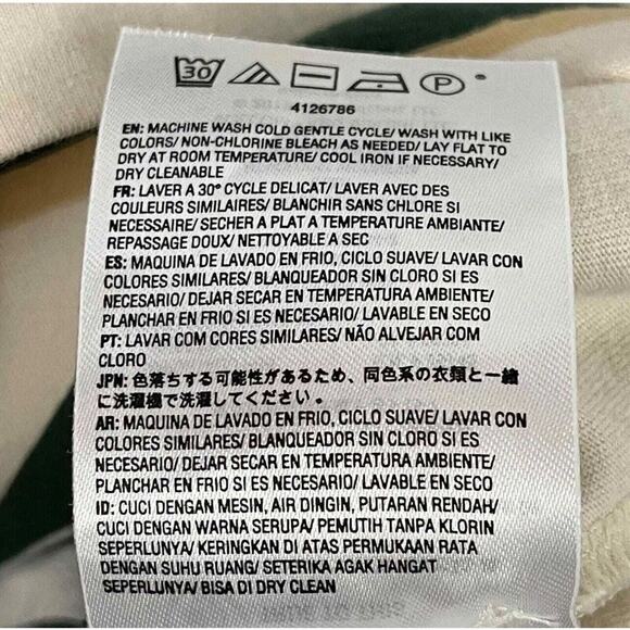 Volcom Girls Small Rugby Polo Shirt 7/8 Striped Long Sleeve NWT Beige - Picture 12 of 15